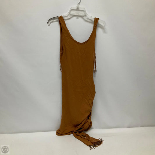 Dress Casual Midi By Free People In Orange, Size: Xs