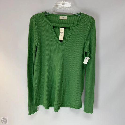 Top Long Sleeve By T.la In Green, Size: Xs
