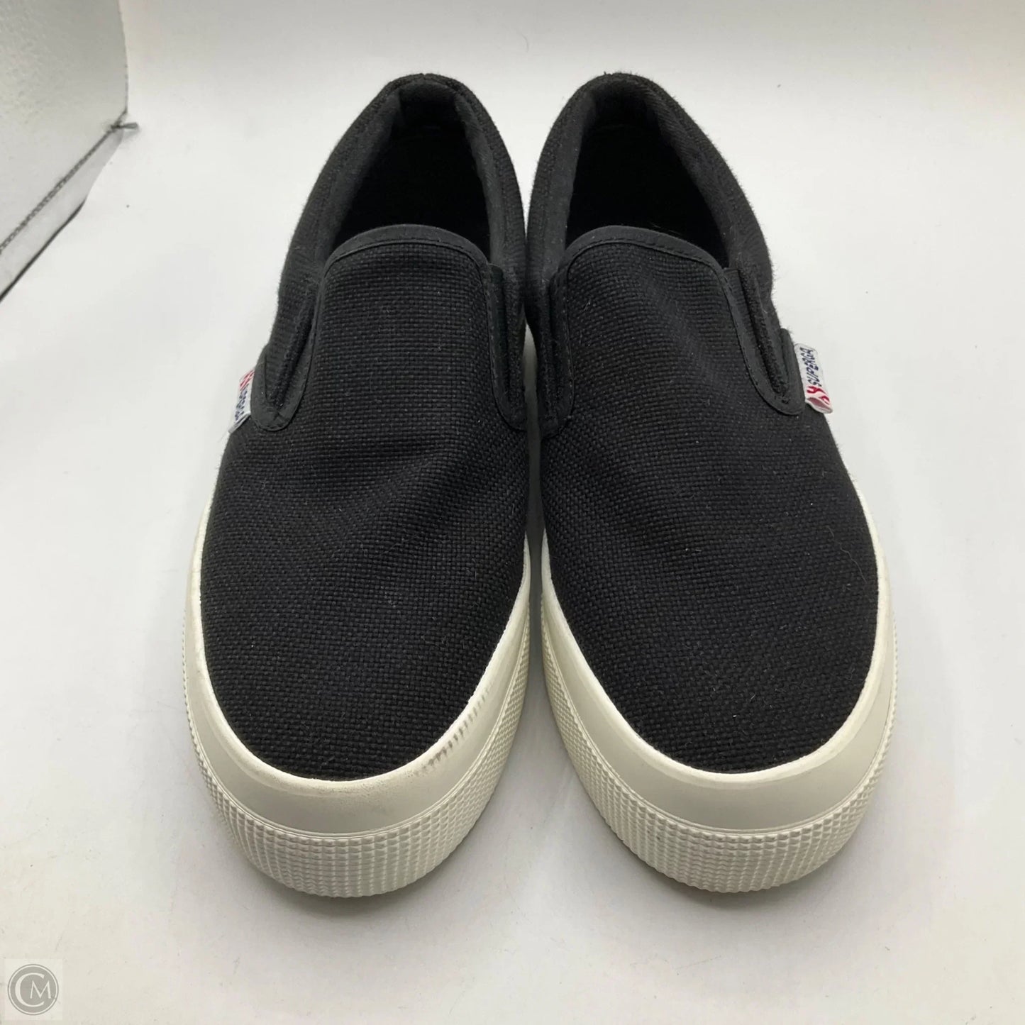 Shoes Sneakers By Superga In Black, Size: 6
