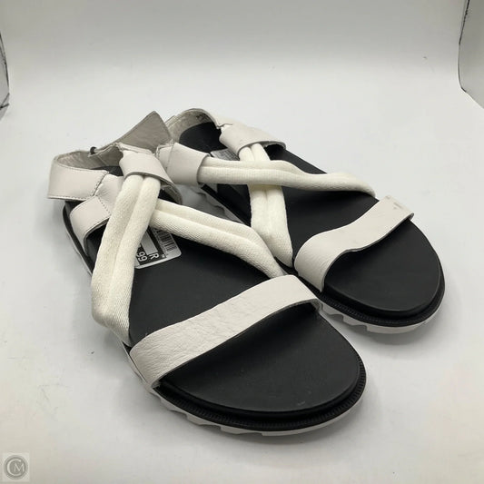 Sandals Sport By Sorel In Black & White, Size: 9