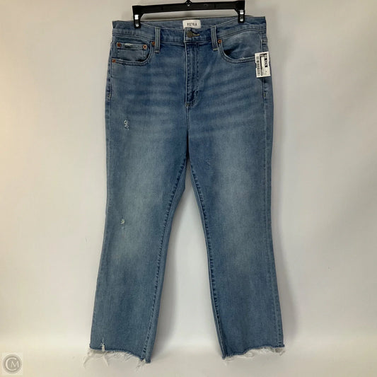 Jeans Flared By Pistola In Blue Denim, Size: 10