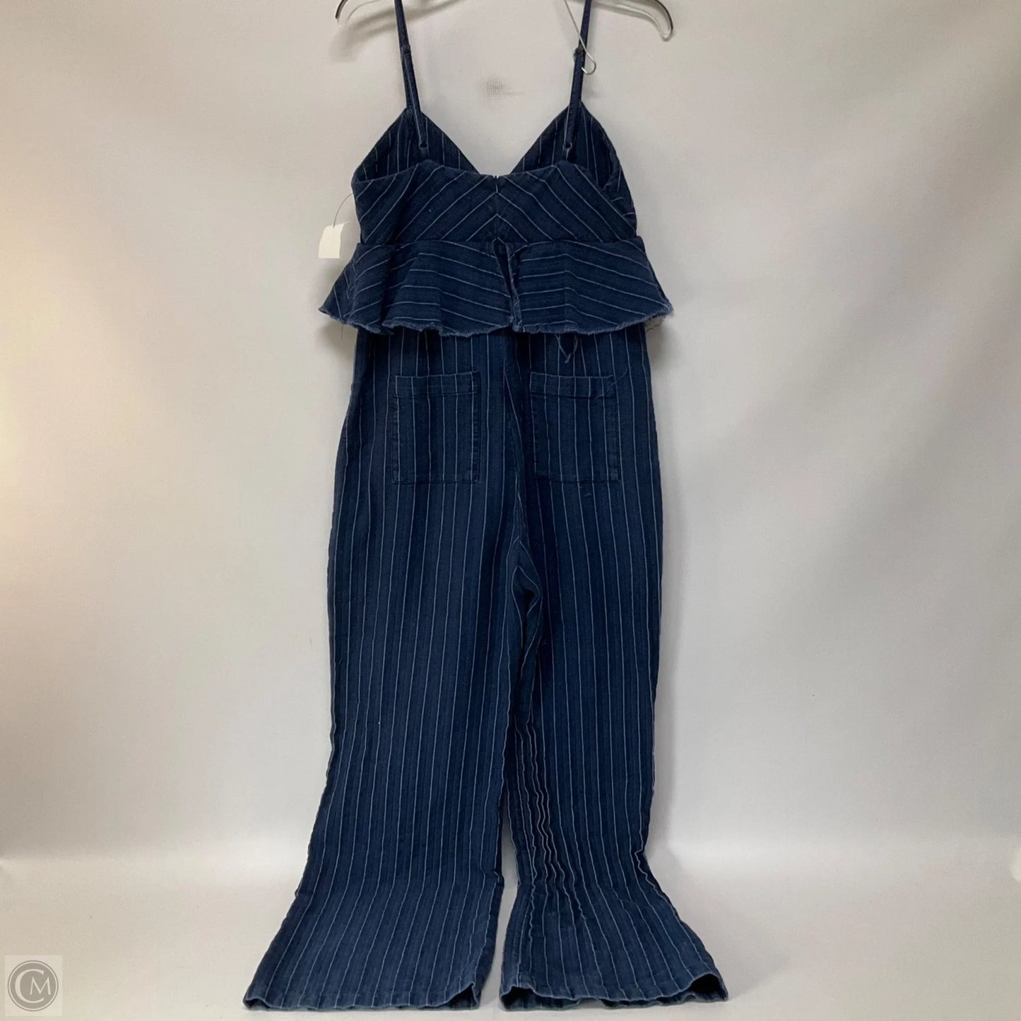 Jumpsuit By Anthropologie In Blue Denim, Size: M