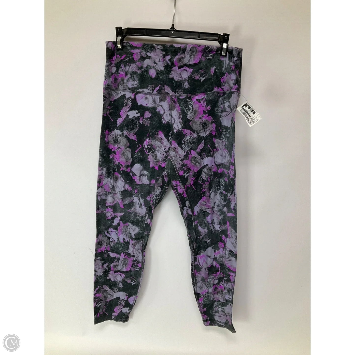 Athletic Leggings Capris By Lululemon In Floral Print, Size: 10