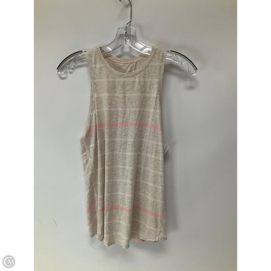Athletic Tank Top By Lululemon In Pink, Size: 6