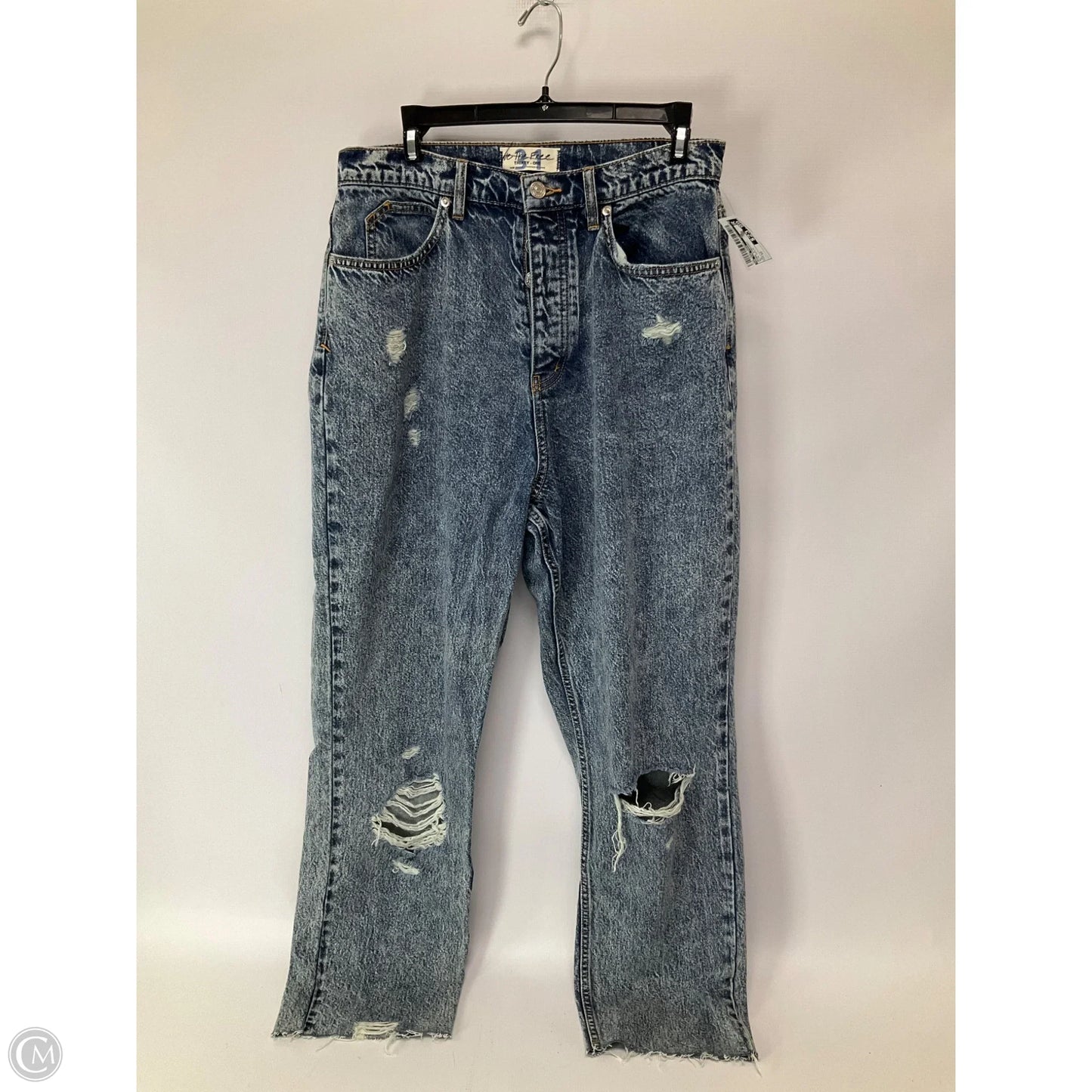 Jeans Straight By We The Free In Blue Denim, Size: 12