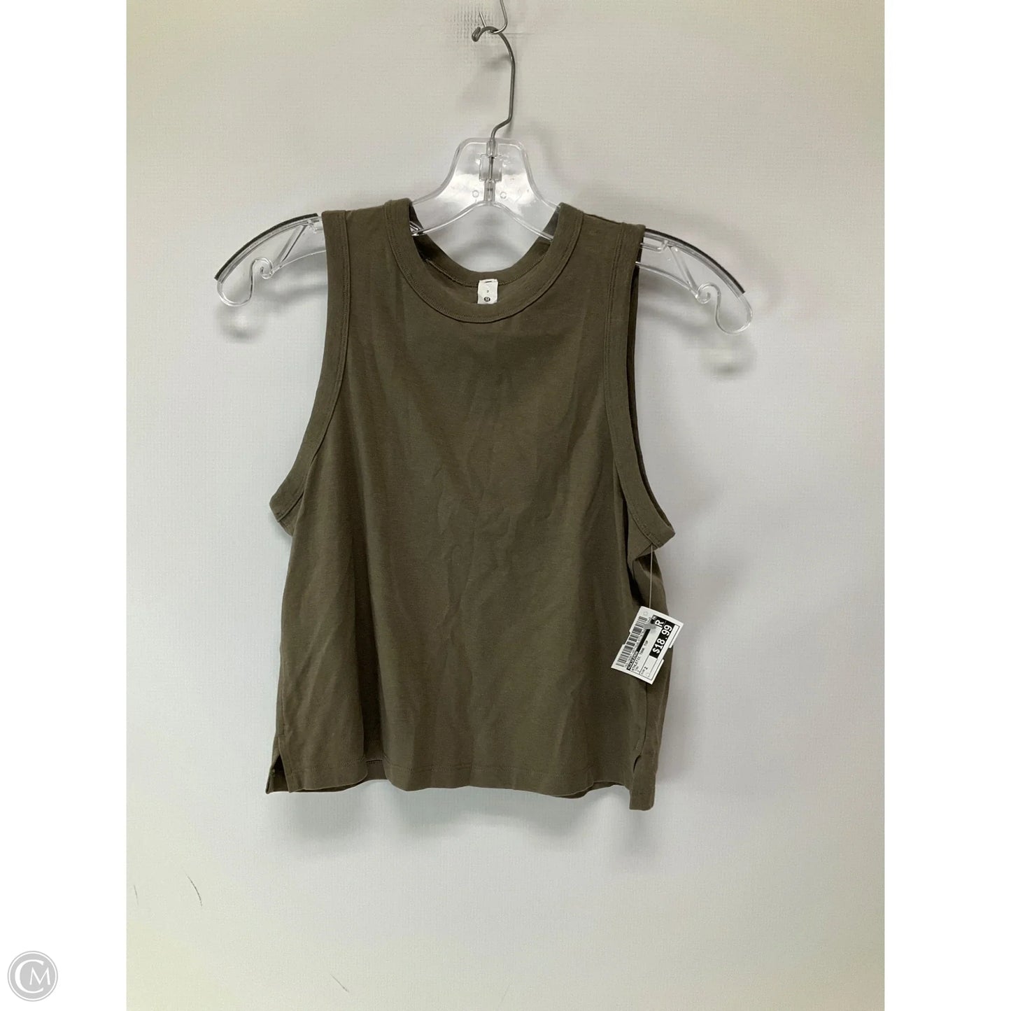 Athletic Tank Top By Lululemon In Tan, Size: 2