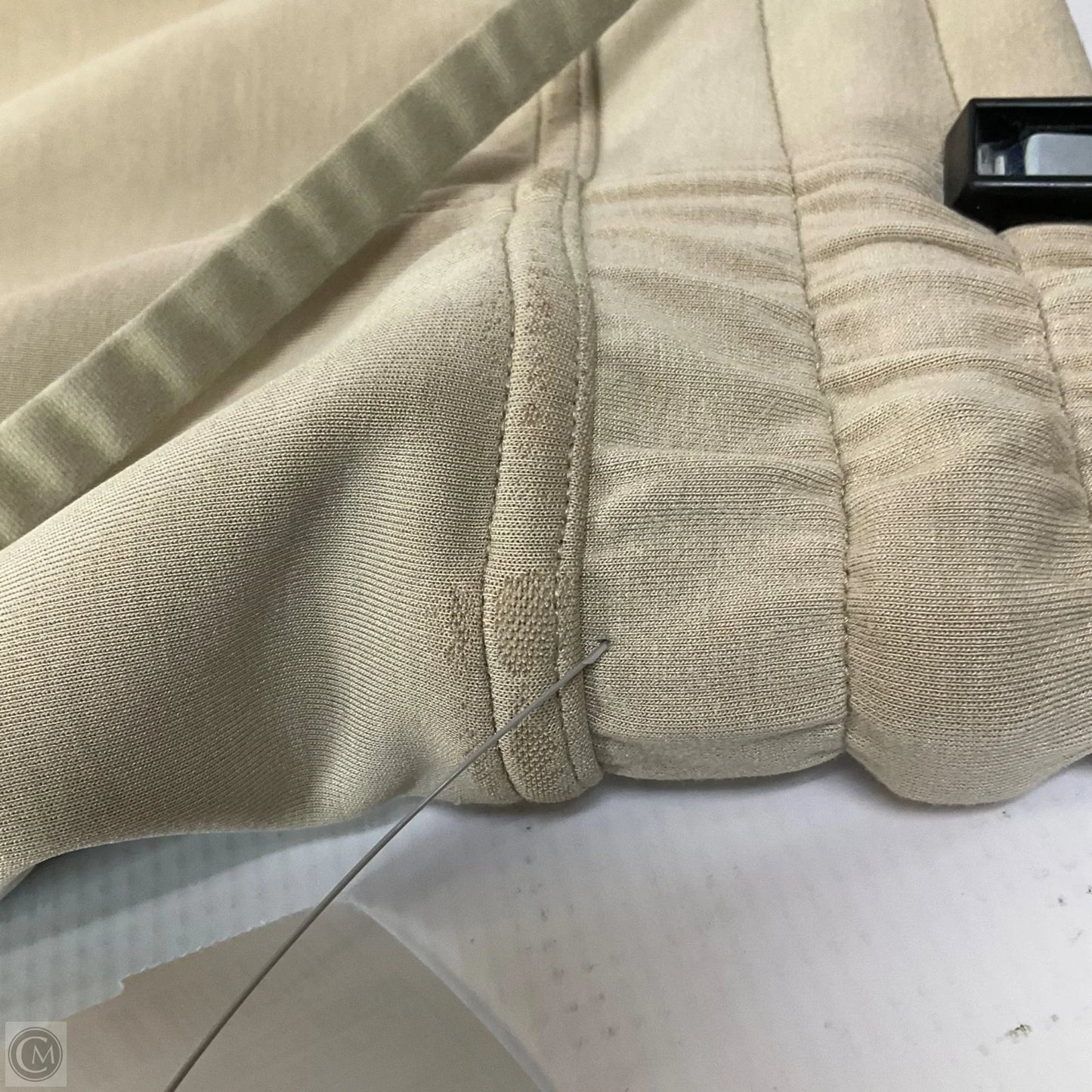 Athletic Shorts By Lululemon In Tan, Size: 6