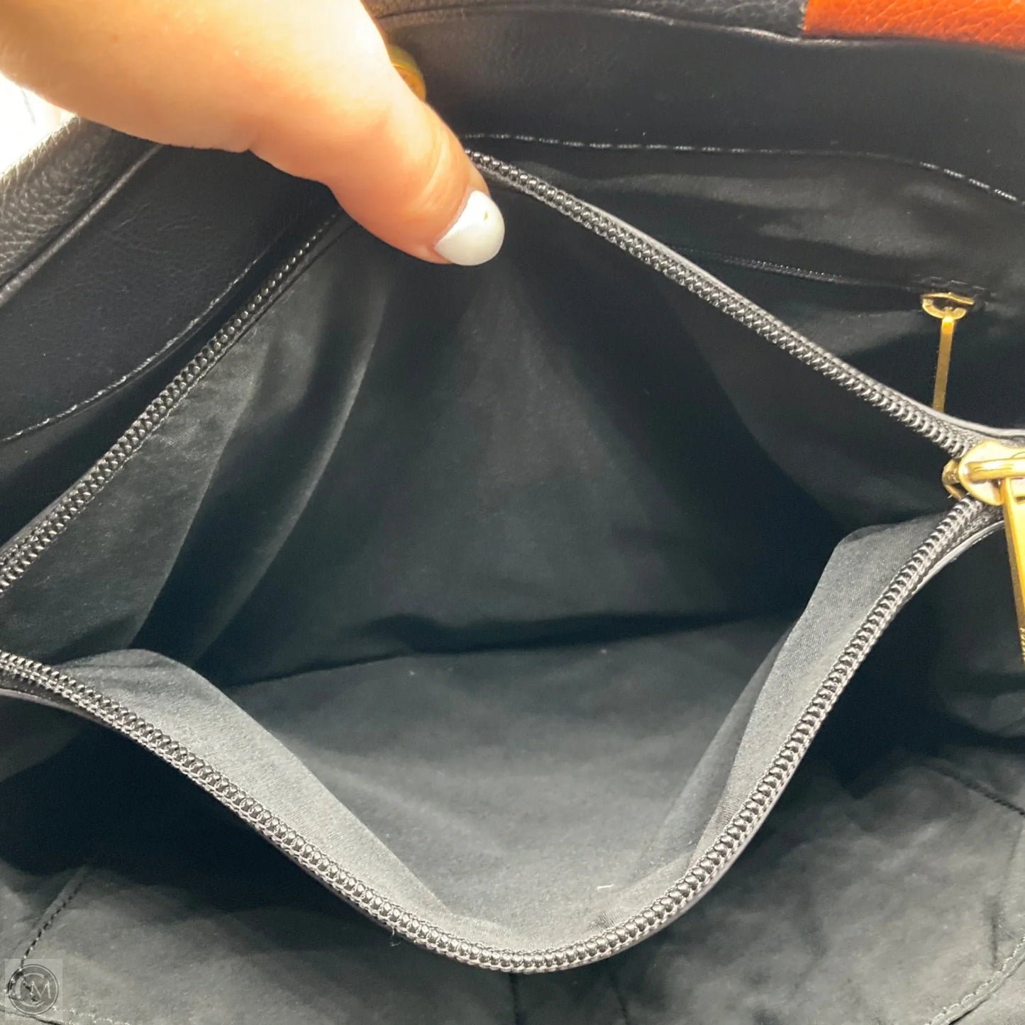 Tote Leather By Fossil, Size: Medium