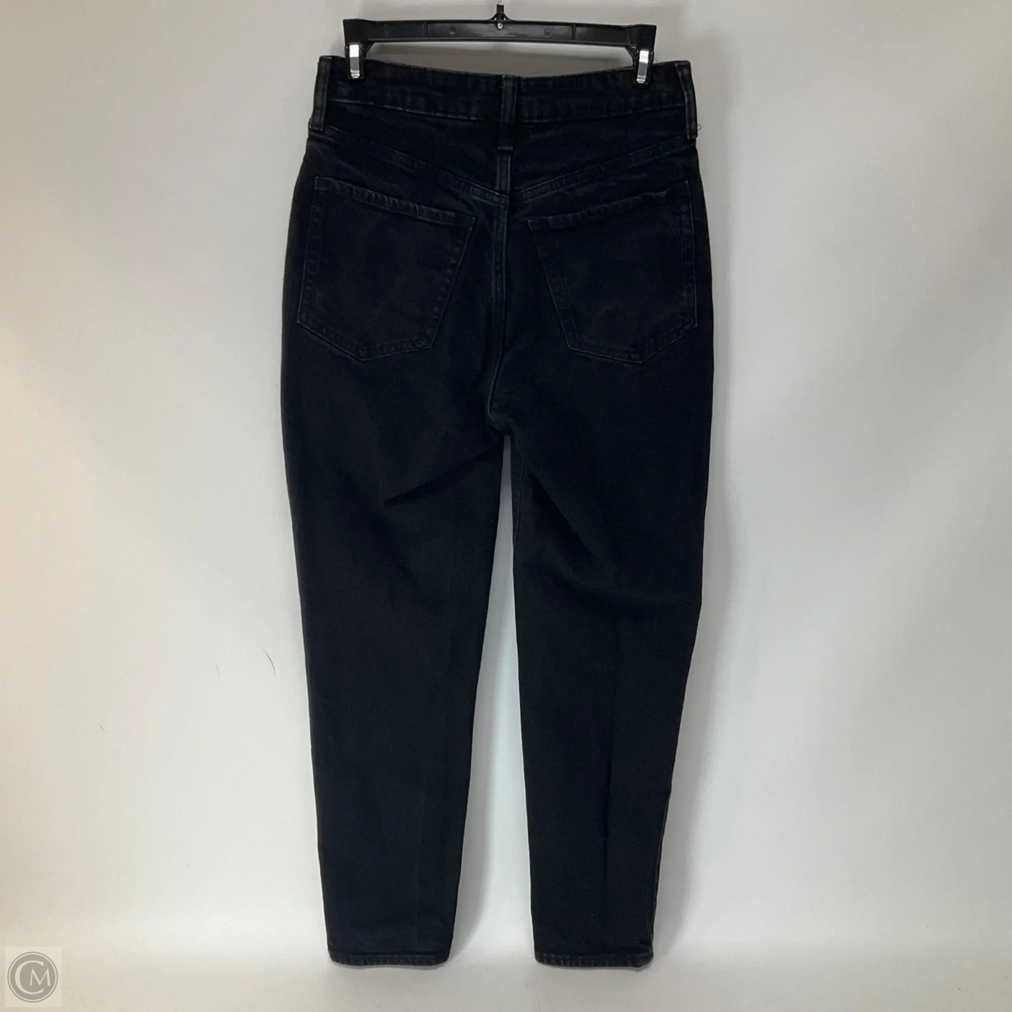 Jeans Straight By Old Navy In Black Denim, Size: 2