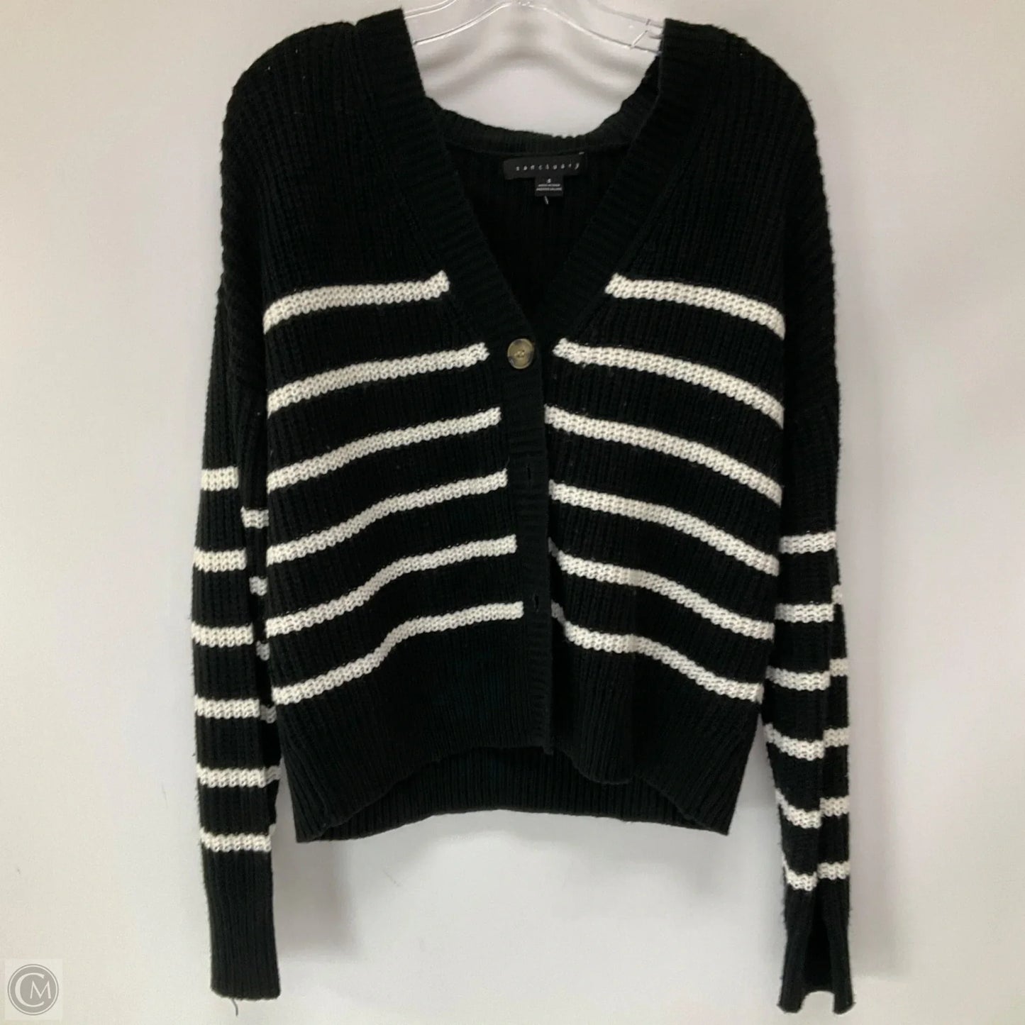 Cardigan By Sanctuary In Black & White, Size: S