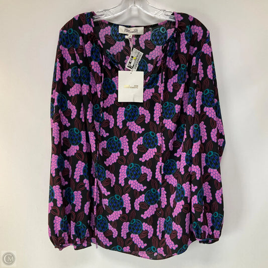 Top Long Sleeve Designer By Diane Von Furstenberg In Multi-colored, Size: M
