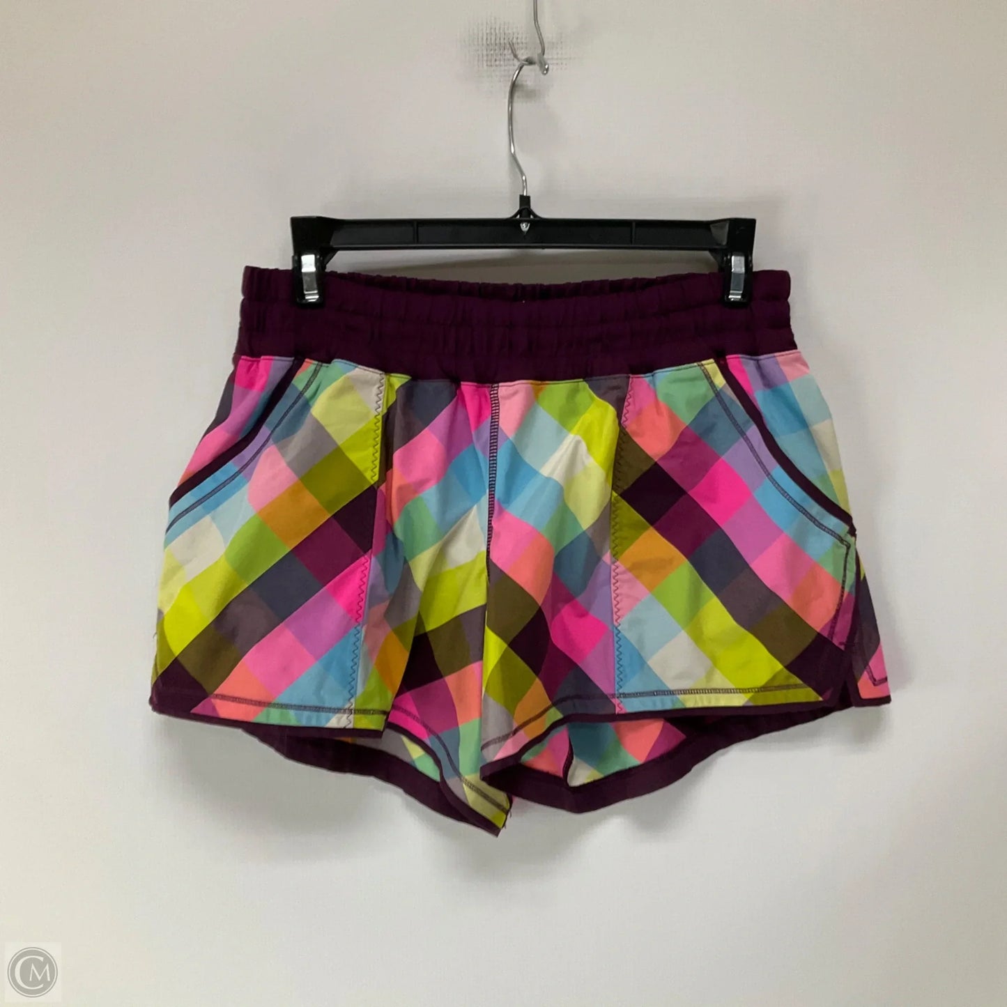 Athletic Shorts By Lululemon In Multi-colored, Size: 6