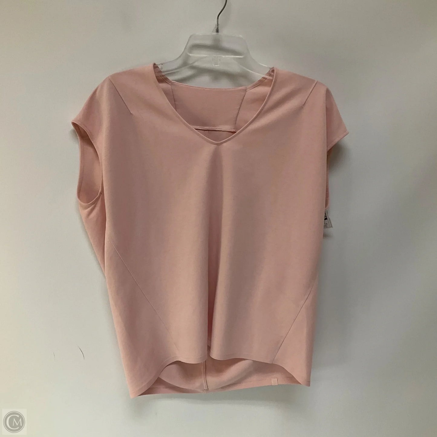 Athletic Top Short Sleeve By Lululemon In Pink, Size: 10