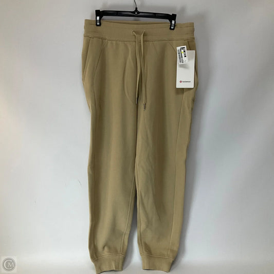 Athletic Pants By Lululemon In Taupe, Size: 8