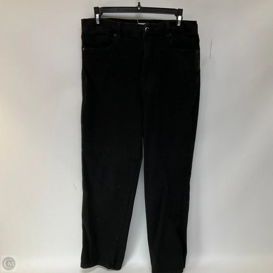 Jeans Skinny By Good American In Black Denim, Size: 12