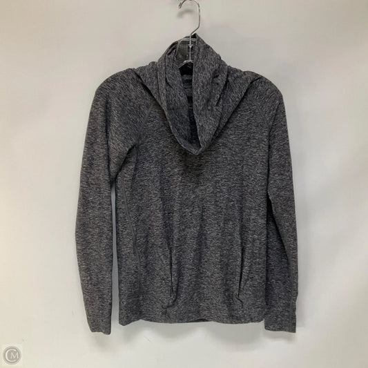 Athletic Top Long Sleeve Collar By Lululemon In Grey, Size: 8