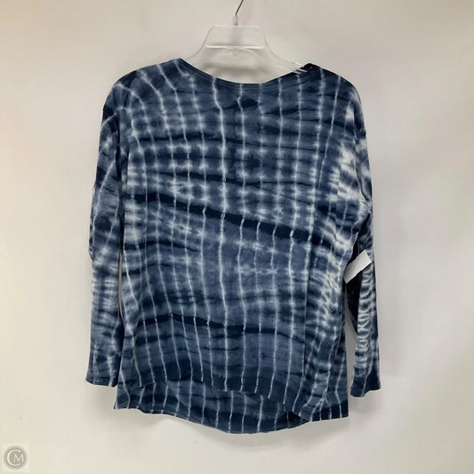 Athletic Top Long Sleeve Crewneck By Lululemon In Tie Dye Print, Size: 10