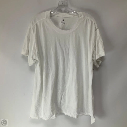 Top Short Sleeve Basic By Free People In White, Size: M