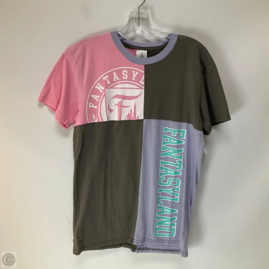 Top Short Sleeve By Disney In Multi-colored, Size: M