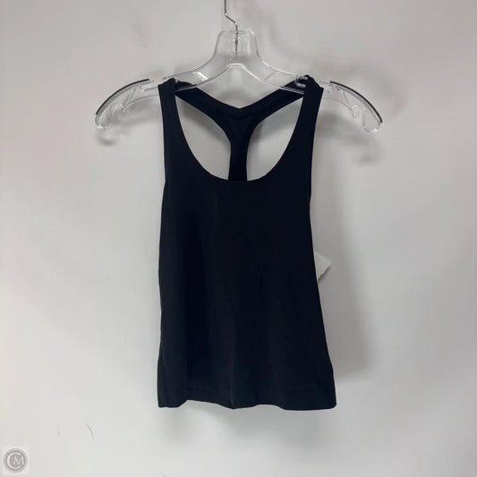 Athletic Tank Top By Lululemon In Black, Size: 6