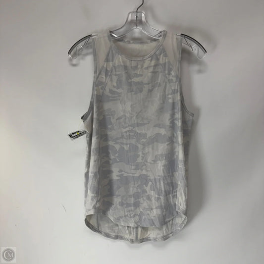 Athletic Tank Top By Lululemon In Camouflage Print, Size: 6