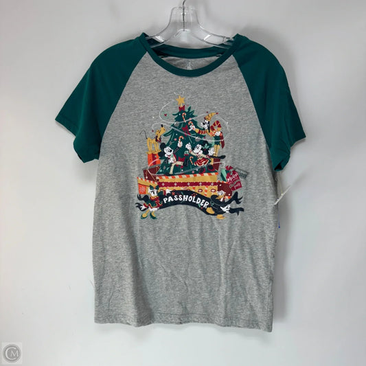 Top Short Sleeve By Disney In Multi-colored, Size: M