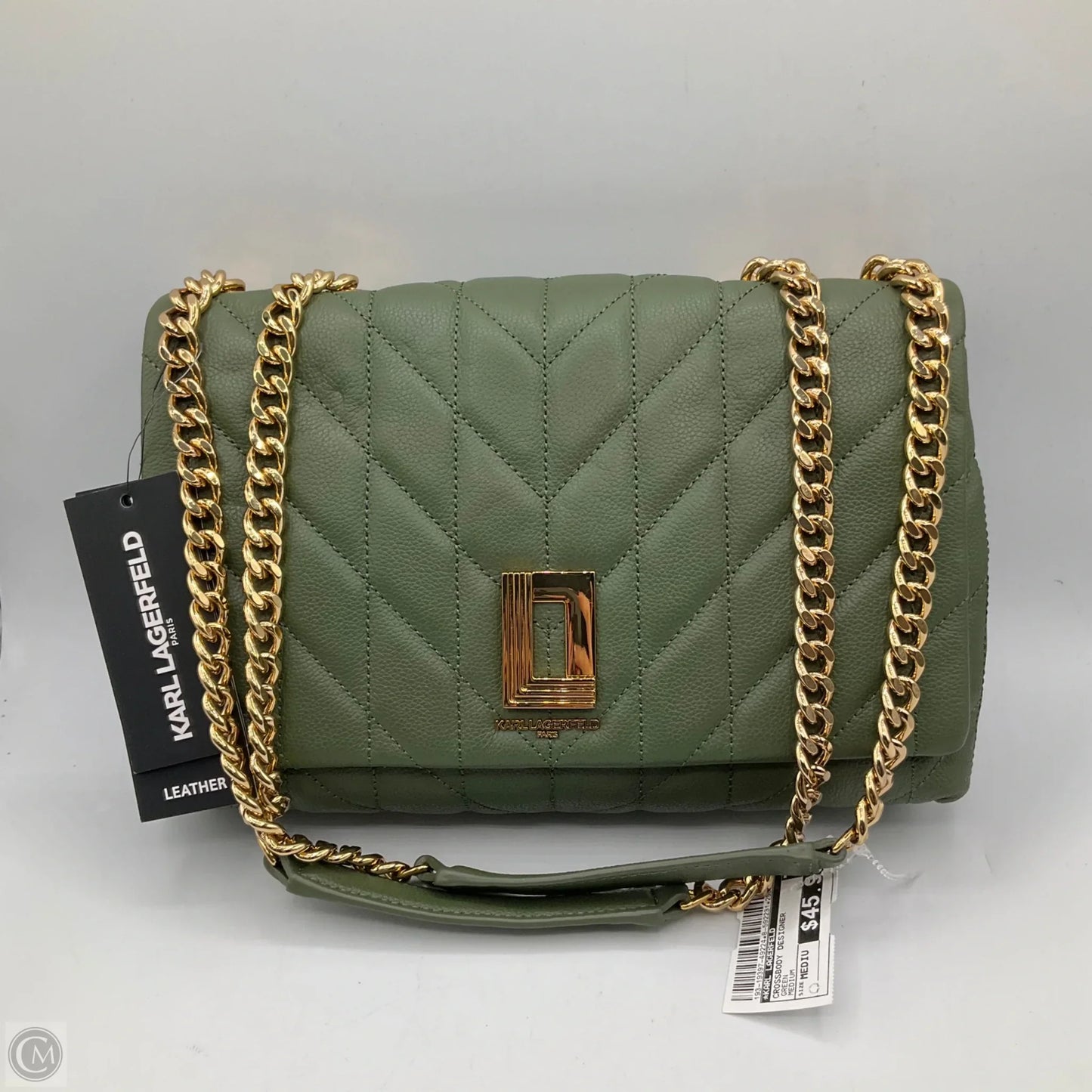 Crossbody Designer By Karl Lagerfeld, Size: Medium