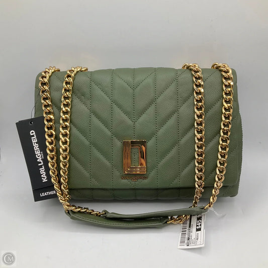 Crossbody Designer By Karl Lagerfeld, Size: Medium