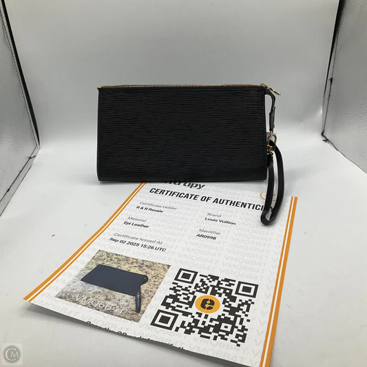 Wristlet Luxury Designer By Louis Vuitton, Size: Medium