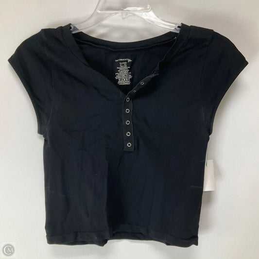 Top Short Sleeve By Free Press In Black, Size: M