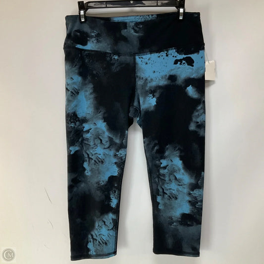 Athletic Leggings Capris By Alo In Tie Dye Print, Size: M