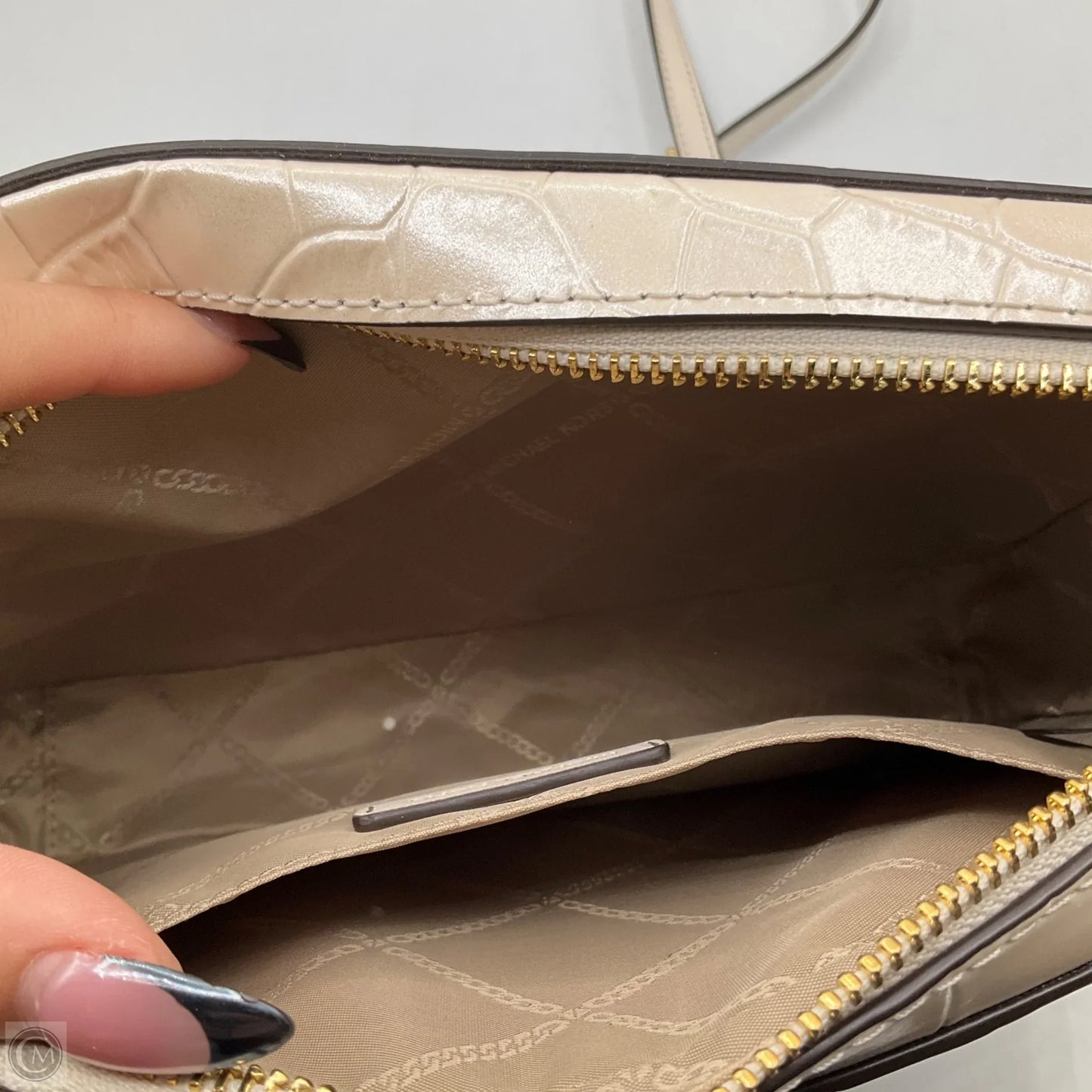 Crossbody Designer By Michael Kors, Size: Medium