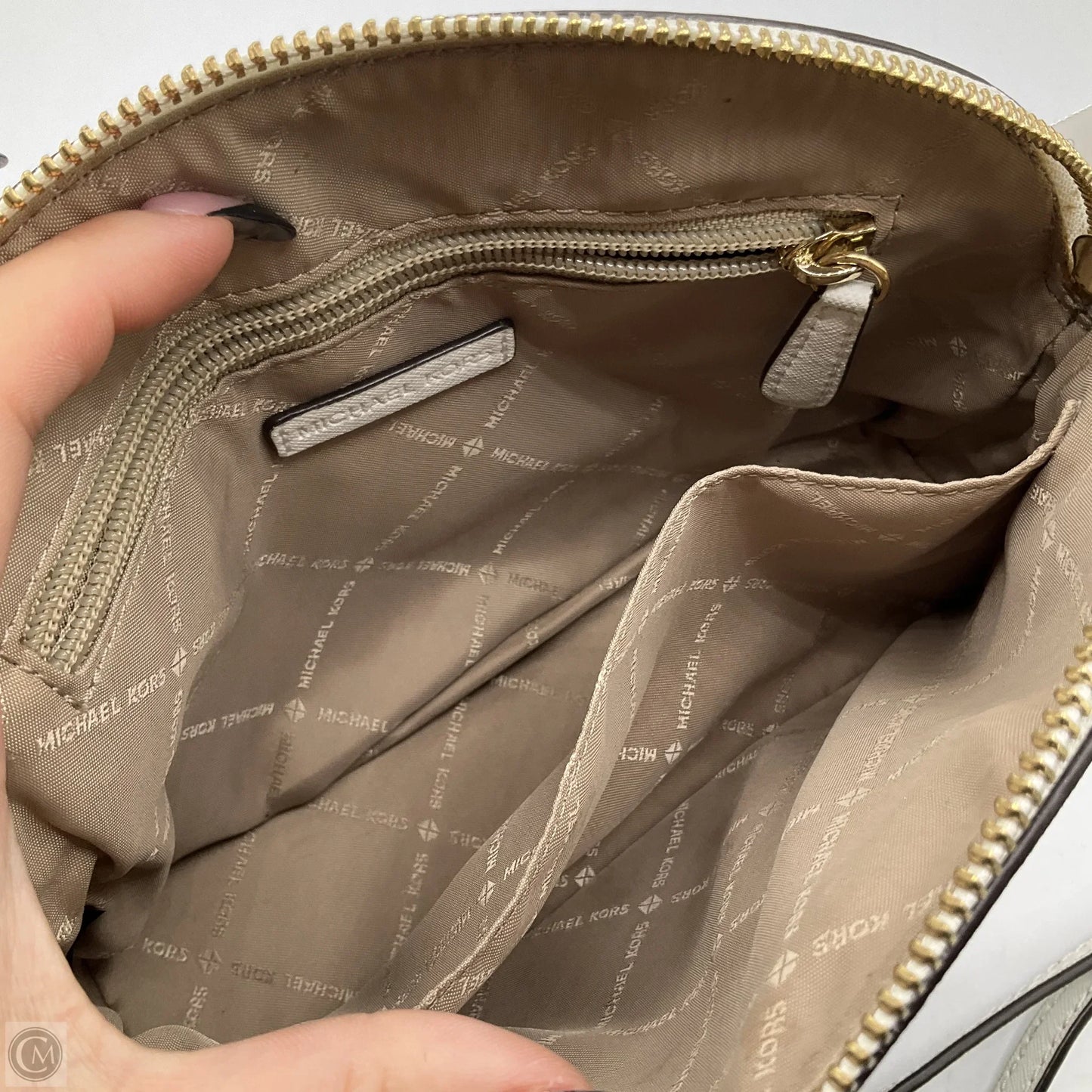 Crossbody Designer By Michael Kors, Size: Medium