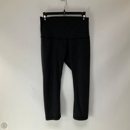 Athletic Leggings Capris By Lululemon In Black, Size: 8