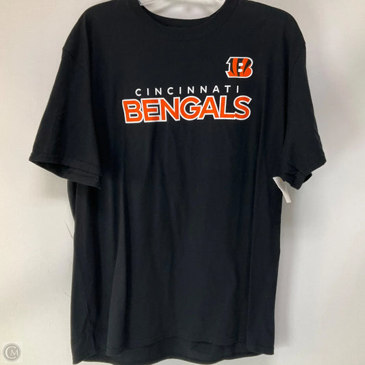 Athletic Top Short Sleeve By Cme In Black, Size: Xl