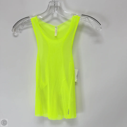 Athletic Tank Top By Free People In Yellow, Size: S
