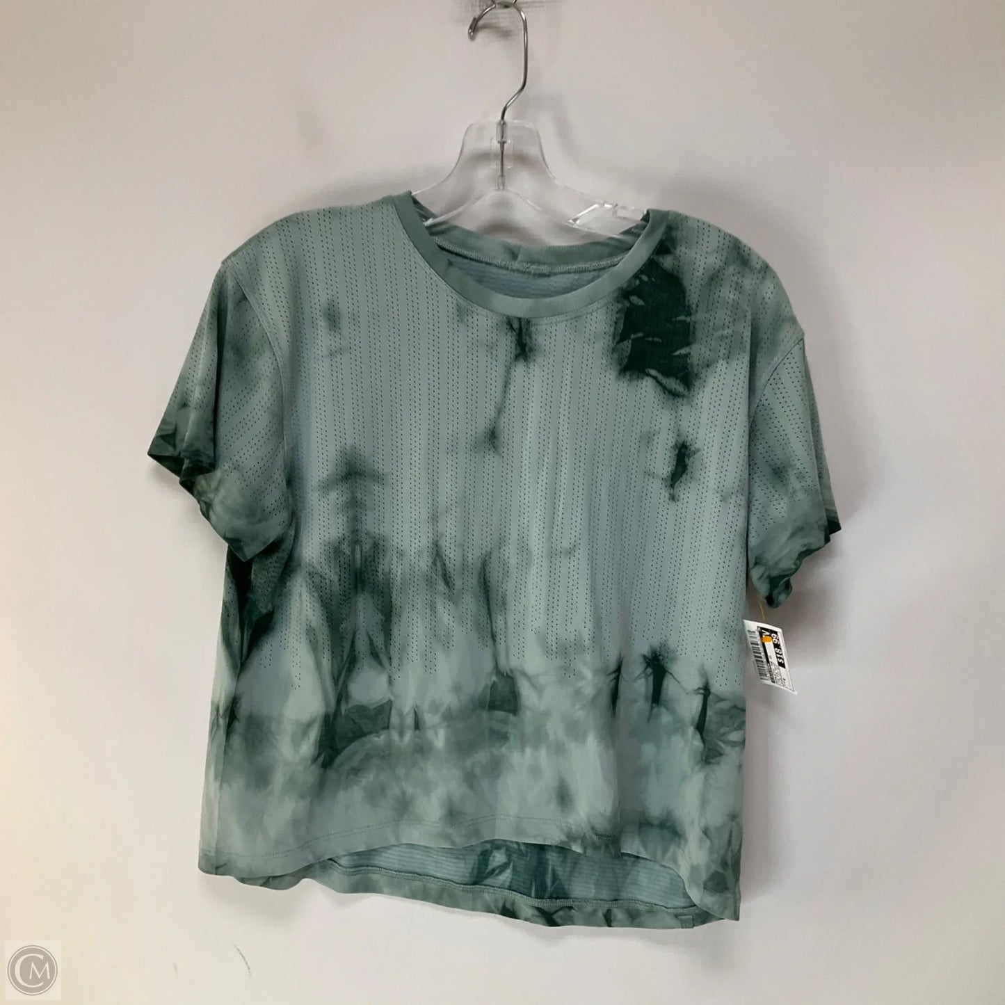 Athletic Top Short Sleeve By Lululemon In Tie Dye Print, Size: 6