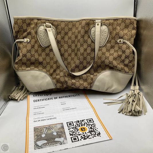 Handbag Luxury Designer By Gucci, Size: Medium