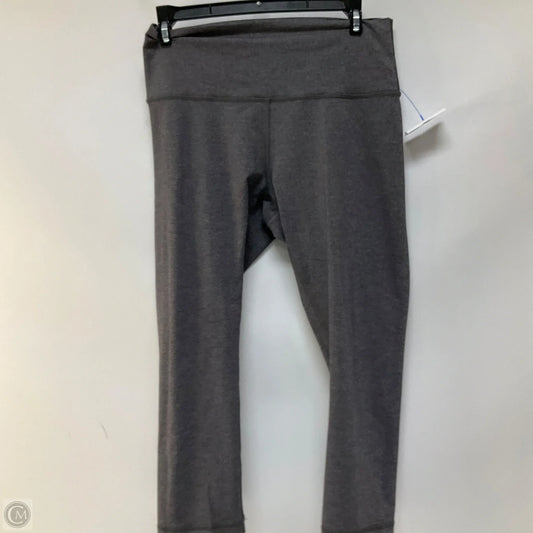 Athletic Leggings Capris By Lululemon In Grey, Size: 10