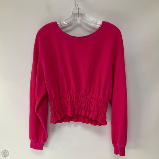 Top Long Sleeve By Maeve In Pink, Size: L