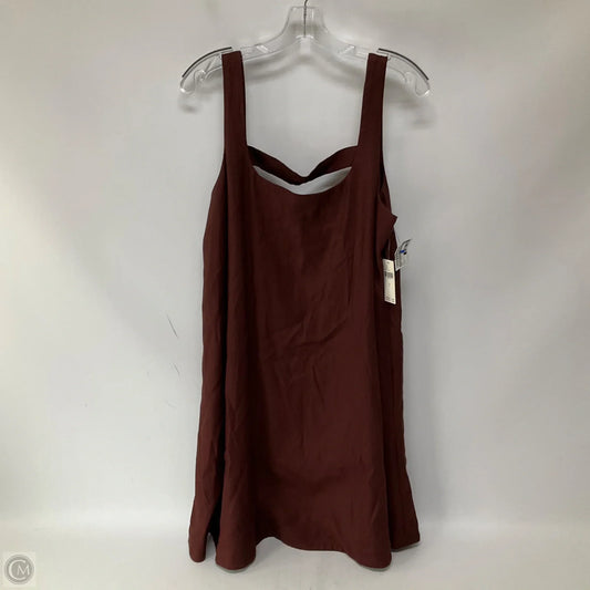 Dress Casual Short By Anthropologie In Red, Size: L