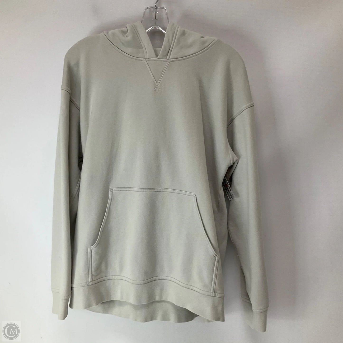 Athletic Sweatshirt Hoodie By Lululemon In Tan, Size: 12