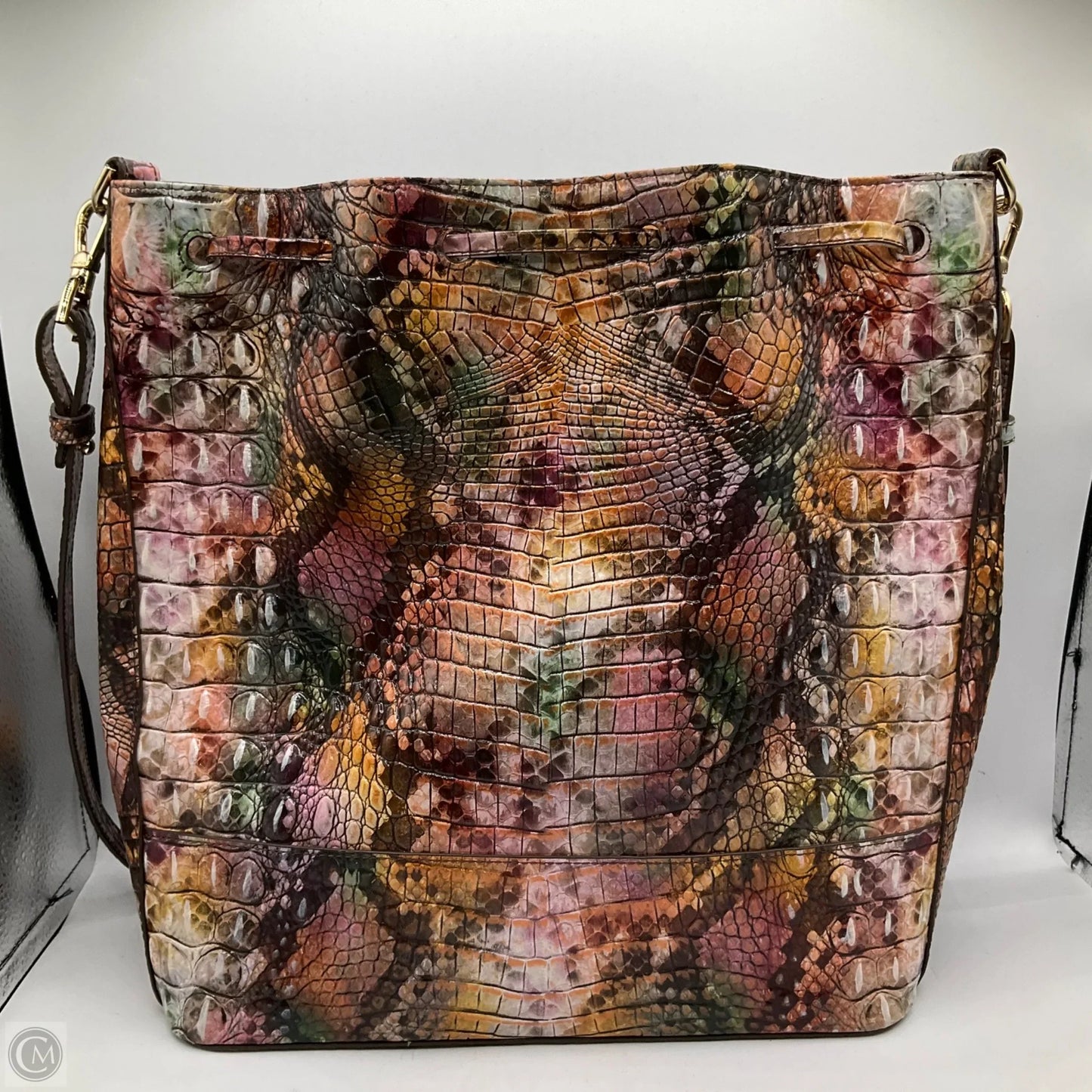 Handbag Designer By Brahmin, Size: Large