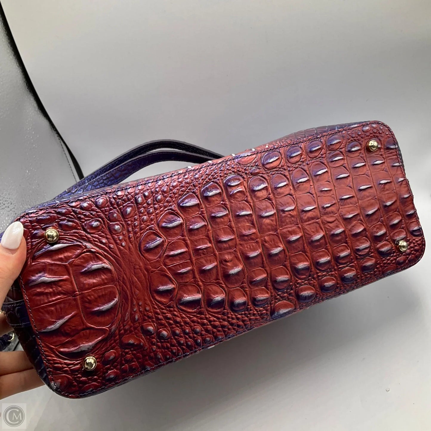 Handbag Designer By Brahmin, Size: Large