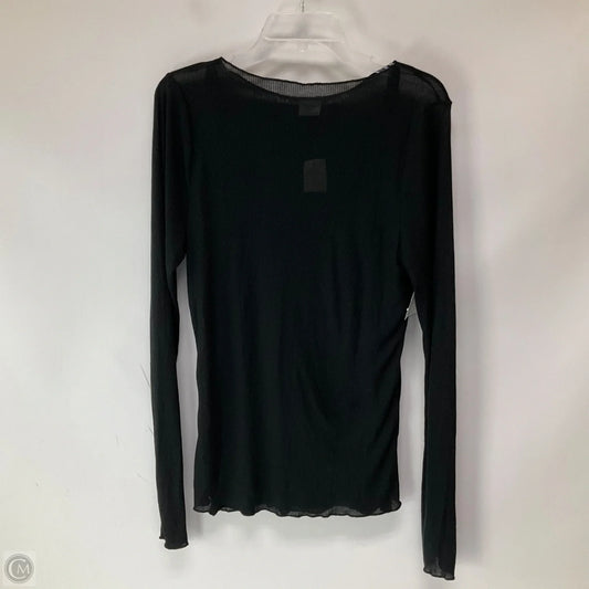 Top Long Sleeve By Abercrombie And Fitch In Black, Size: Xl