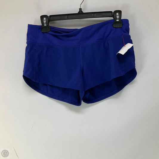Athletic Shorts By Lululemon In Blue, Size: 6