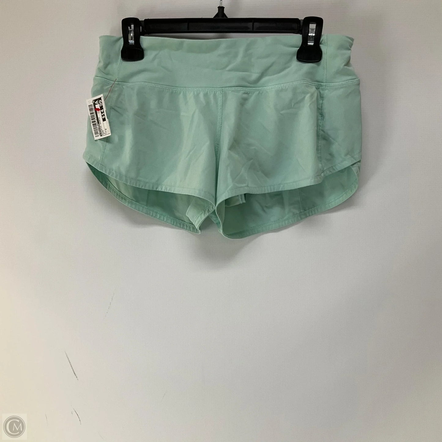 Athletic Shorts By Lululemon In Aqua, Size: 6