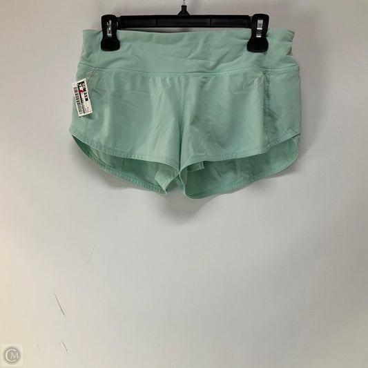 Athletic Shorts By Lululemon In Aqua, Size: 6