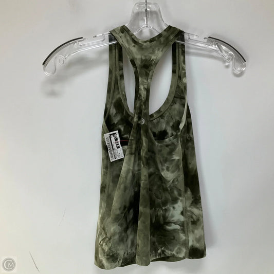 Athletic Tank Top By Lululemon In Tie Dye Print, Size: 6