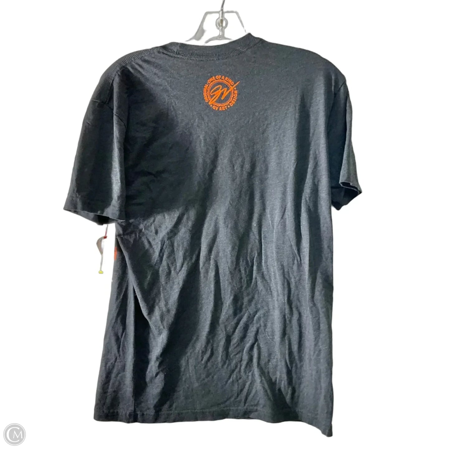 Athletic Top Short Sleeve By Cme In Grey, Size: M